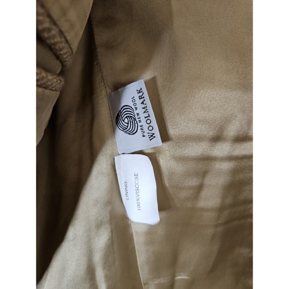 John Molloy Tan/Khaki DonegalTweed Mens 40 Pure New Wool Sport Blazer Jacket - Picture 7 of 14